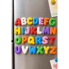 Mibe.co Bubble Harfler Renkli Sevimli Kişiye Özel Isimli Magnet Mıknatıslı Dolap Süsü