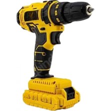 Pileli Store Matkap Seti 24 Parça Çift Bataryalı Darbeli LED Işıklı Vidalama