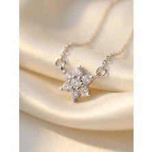 Aytekin Jewelry Minimalist Çiçek Buketi Kolye 925 Ayar Gümüş