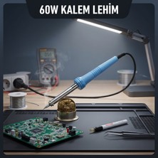sbodurhome 60W Kalem Lehim Makinesi - Elektrikli - Mavi Renk