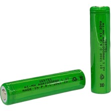 sbodurhome 1.2V 1000 Mah - Aaa - Ni-Mh Şarjlı Pil - (Başsız / Flat Head)