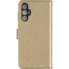 Lims Store Tecno Spark 8 Pro Trend S Plus Kapaklı Kılıf - Gold