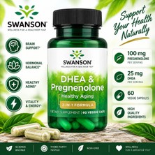 Swanson Dhe Pregnenolone Unsurpassed Purity & Potency 60 Veggie Caps