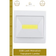 Denguva Home Series Gün Işığı Sert Plastik Pilli Sabitlenir Dimmerli Işık Seviyesi Ayarlanabilir Ledli Lamba
