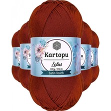 Pileli Store 5 Adet Lotus Bikini Büstiyer Bluz Örgü Ipi  K834 Taba
