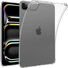 Hsc Bilişim iPad Pro 11 (2024) Kılıf Anti Shock Tablet Silikon - Şeffaf
