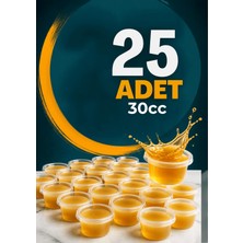 Mithra Life 25 Adet 30 ml Sızdırmaz Mini Saklama Kabı Sosluk Buzluk Kabı MIT1360