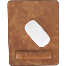 Comfy Bileklikli Deri Mouse Pad TN11 Taba