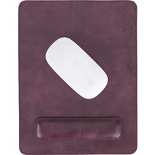 Comfy Bileklikli Deri Mouse Pad Tn6 Mor