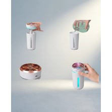 Gees Global Renkli Işıklı Mini Difüzör 5 Esanslı USB Araç Nemlendirici