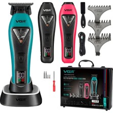 VGR Voyager V-035T Sakal ve Ense Çizim Makinesi Şarjlı Berber Trimmer - 9000 Rpm, Güçlü Batarya