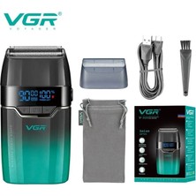 VGR Voyager V-308 Çift Folyo Başlıklı Şarjlı Sakal Sakal Kesme Sinekkaydı Makinesi