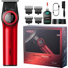 VGR Voyager V-977 Sakal Tıraş Makinesi 8000 Rpm Fırçasız Bldc Motor 2500 Mah Batarya Şarjlı Saç Sakal Traş Makinesi