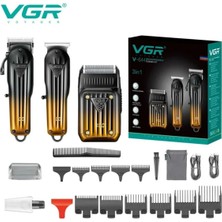 VGR Voyager V-644 Gold Serisi 3'ü 1 Arada Saç Sakal Tıraş Makinesi Seti