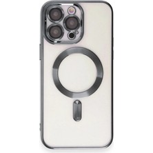 Marsilyan™- Apple Iphone 15 Pro Max Kılıf Kross Magneticsafe Kapak - Titan Gri