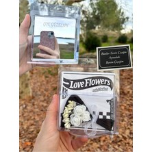 Sepetten Eve Mini Buket Çiçek Aynalı Yeni Seri Love Flowers Hot Flowers Nzl
