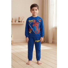 Jeliboomkidswear  Süper Kahraman Örümcek Adam Desenli Çocuk Eşofmantakımı