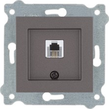Exen Mocha Modül+Kapak | Nümeris Telefon Prizi (623K Kablolu)