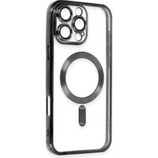 Veraura Lifestyle Apple iPhone 16 Pro Max Kılıf Kross Magneticsafe Kapak - Siyah