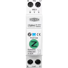 Koresan TOB9Z-VAP Tuya Zigbee 63A 1p+N Enerji Ölçerli Akıllı Şalter