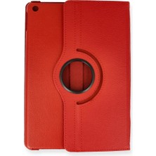 Veraura Lifestyle Apple iPad Pro 13 (2024) Kılıf 360 Tablet Deri Kılıf - Kırmızı