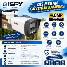 Spy SP-440B 4.0mp 3.6mm Lens H.265+ Ir Bullet Ip Kamera