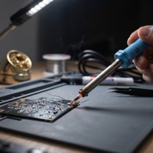 Ttt 60W Kalem Lehim Makinesi - Elektrikli - Mavi Renk