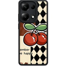 BG AKSESUAR Redmi Note 13 Pro 4g Uyumlu Mutluluk Desenli Kamera Korumalı Darbelere Dayanıklı Kılıf