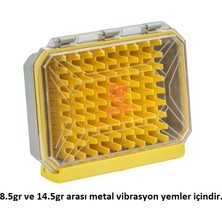 Shufa Vibrasyon Jig Yem Kutusu 20X15X4CM Sarı