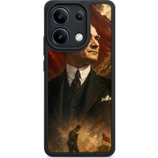 BG AKSESUAR Redmi Note 13 4g Uyumlu Asker Desenli Kamera Korumalı Darbelere Dayanıklı Kılıf