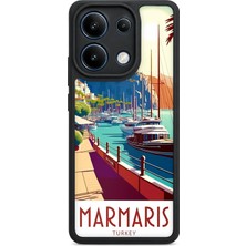 BG AKSESUAR Redmi Note 13 4g Uyumlu Turkey Desenli Kamera Korumalı Darbelere Dayanıklı Kılıf