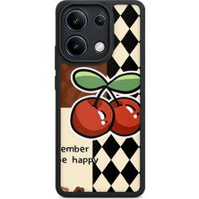 BG AKSESUAR Redmi Note 13 4g Uyumlu Mutluluk Desenli Kamera Korumalı Darbelere Dayanıklı Kılıf