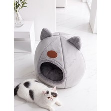 Gisk Design Peluş Yataklı Küçük Boy Kedi Evi (35X35 Cm)