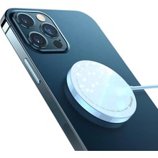 Pileli Store Usams Magsafe 15W Iphone 15-14 -13-12 Için Ultra Ince Mıknatslı Kablosuz Wireless Şarj  US-CD155