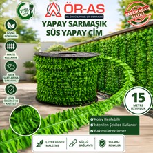 Süs Telli Çim Yapay Sarmaşık (- 15 - mt -)