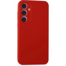 Pileli Store Samsung Galaxy A35 5g Kılıf First Silikon - Kırmızı