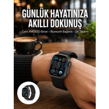Pileli Store Amoled Akıllı Saat Bluetooth Arama Su Geçirmez Yeni Nesil