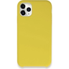 Marsilyan™- Apple Iphone 11 Pro Max Kılıf Lansman Legant Silikon - Sarı