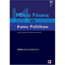 Efil Yayınevi Mikro Finans ve Kamu Politikası