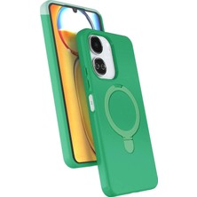 Mey Ithalat®   Redmi 13C Regal Magsafe Standlı Kapak - Yeşil