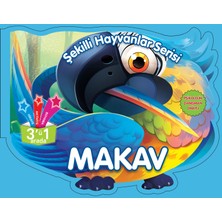 Parıltı Yayınları Şekilli Hayvanlar Serisi - Makav