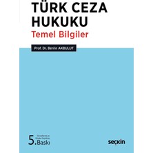Ed Collection Türk Ceza Hukuku Bilgiler 5. Baskı