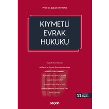 Ed Collection Kıymetli Evrak Hukuku 11. Baskı