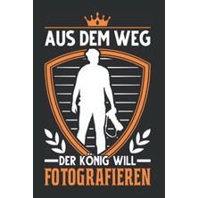 Ed Collection Fotograf Notizbuch: Fotograf König Kamera Fotojournalist Spiegelreflex / 6x9 Zoll / 120 Gepunktete S