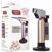 Pileli Store Torch Jet Gazlı Pürmüz Doldurulabilir Tabancalı Alevli Çakmak