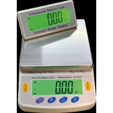 Pileli Store Diamond Dijital Göstergeli Çift Ekran Hassas Terazi NVZ-1978 (3 Kg-0.01)