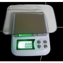 Pileli Store Diamond Dijital Göstergeli Hassas Laboratuvar ve Terazisi Dm-3 (3 Kg-0.1)