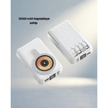 TKÇ Kompakt Manyetik Kablosuz Powerbank 22.5W Hızlı Şarj