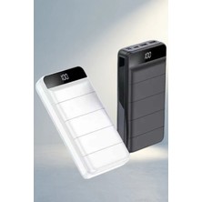 TKÇ Dijital Göstergeli Taşınabilir Powerbank 50000MAH 4 Portlu Hızlı Şarj