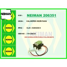 Neiman Kalorifer Rezistansı Clıo - Kangoo Iı 7701206351